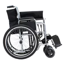 Silla De Ruedas Handy S450 Llanta Todo Terreno Plegable Uso Rudo Color Negro