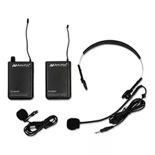 Amplivox S1601 Uhf Auriculares / Microfono De Solapa Con Re