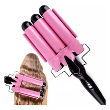 Buclera Rizador Pelo Ondas Cabello Triple 3 Tubos