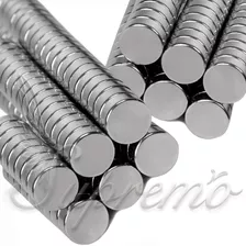 Super Ímã Neodímio N35 Disco 6x2 Mm - 100 Unidades - 