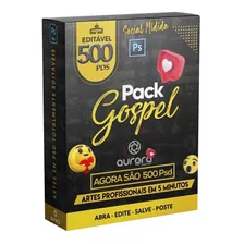 Pack Gospel, 300 Psd, Sociais Mídia, Editável, Para Igrejas