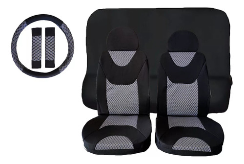 Honda Civic Sedan 2006-2010 11 Pzs Fundas De Asiento De Tela Foto 4