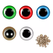 100 Ojos De Seguridad De 5 Colores De 10 Milímetros 