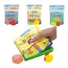 Livro Primeiras Palavras Para Bebê Tomar Banho Aprendendo!