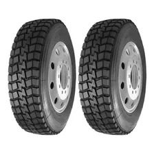 Combo 2 Llantas Interstate 215/75 R17.5 Int800