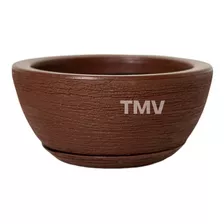 Vaso Bacia Planta Flor Polietileno Decorativo Suculenta N1