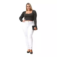 Kit 2calça Feminina Branca Enfermagem Plus Size Frete Gratis