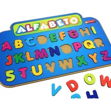  Tabuleiro Alfabeto Brinquedo Educativo Pedagógico Abc