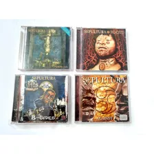 Cds Sepultura Roots Bsides Against Chaos Kit 4 Cds Usados