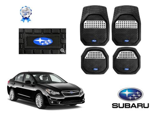 Tapetes 3d Logo Subaru + Cubre Volante Impreza Sedan 13 A 21 Foto 2