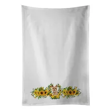 Carolines Treasures Ckwtkt Yorkie In Sunflowers White - Jue.