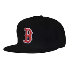 Gorra B Boston Visera Plana Bordada Snapback Mujer Hombre