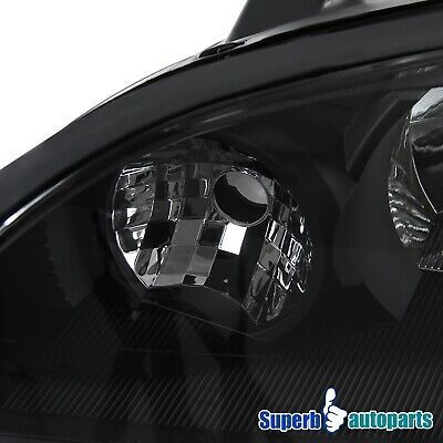 Fits 2005-2007 Ford Focus Zx3 Zx4 Zx5 Black Headlights T Spa Foto 4