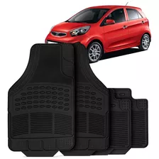 Jogo De Tapete Automotivo Borracha Pvc Flexivel Kia Picanto