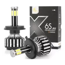 Par Luces Turboled 6 Caras, Canbus, H4, H7,h11, 9005 Y 9006