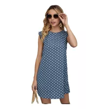 Vestido De Mujer Con Estampado De Lunares