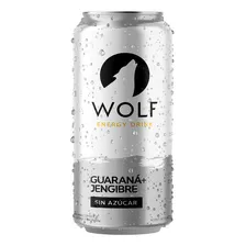 Bebida Energizante Guaraná & Jengibre Sin Azucar Wolf 473 Ml