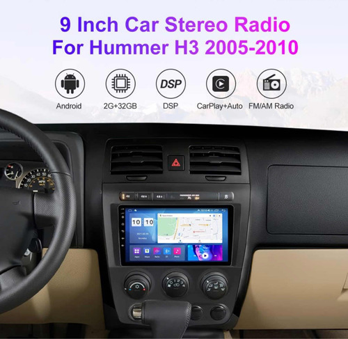 Radio Andorid 2+32 Carplay Hummer H3 Foto 2