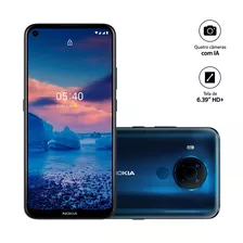 Smartphone Nokia 5.4 Nk025 Tela 6,39'' 128gb 4gb Ram Azul