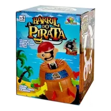 Jogo Barril Do Pirata Grande Brinquedo Infantil Art Brink