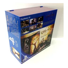 Caixa Vazia De Madeira Mdf Ps3 Super Slim God Of War