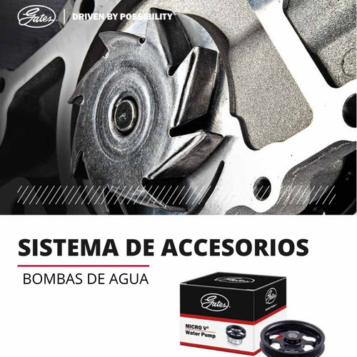 Bomba De Agua Mazda B2500 1998-1999-2000-2001 L4 2.5 Gates Foto 5