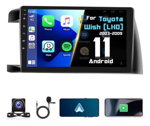 Foto de Estereo Toyota Wish 2003-2009 Android Carplay Gps 2g+32g