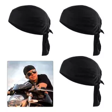 3 Pañoletas Bandana Para Moto Deportes Gorro Pirata Ciclismo