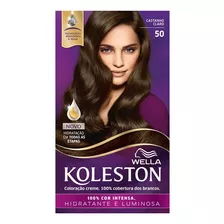 Kit Tintura Koleston 50 Castanho Claro + Retoque De Raiz