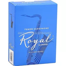 Palhetas Royal Para Sax Tenor (caixa Com 10) - Nº 2,5