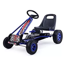 Costzon Go Kart, Pedal De 4 Ruedas Montado En Marcha, Corred