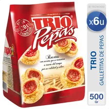 Galletitas Pepas Trio Membrillo Mermelada Dulces - Pack X6