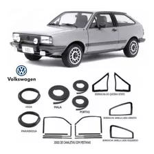  Kit Borrachas Gol Antigo Até 1987 Sem Friso - 10 Itens Jahu