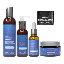 Kit Produtos Masculino Cabelo Barba Cuidado Diário Barbearia