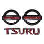 Kit Emblemas Nissan Tsuru Iii Letra Parrilla Cajuela