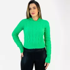 Blusa De Lã Tricot Nacional Feminina