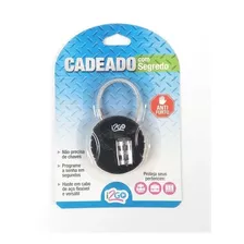 Cadeado Com Segredo Programável 3 Dígitos I2go