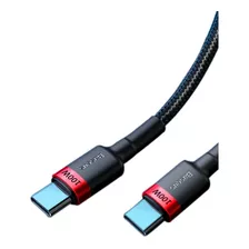 Cable Reforzado Baseus Carga Rápida Uso Rudo Usb C 2 Metros