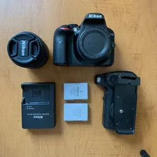  Nikon D3400 + 18-55mm + 2 Baterias + Carregador E Grip 