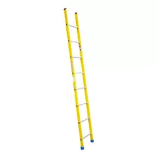 Escalera Arrimo Fibra De Vidrio 150kg 16 Pasos 4.8m