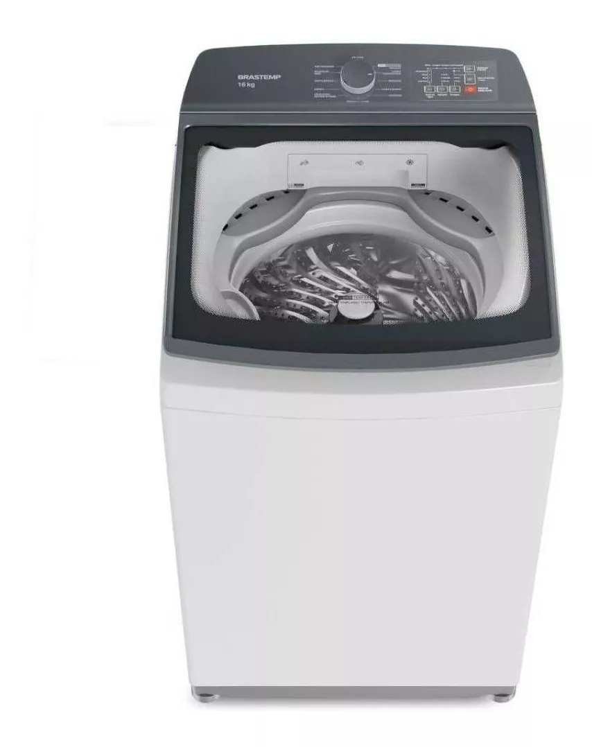 Máquina De Lavar Automática Brastemp Bwk16ab Branca 16kg 127 v
