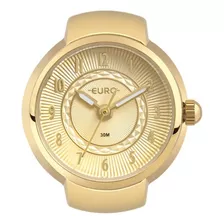 Anel Relógio Euro Feminino Eu2035yuv/4di Dourado Redondo