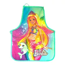 Avental Infantil Barbie Disney Verde - Luxcel