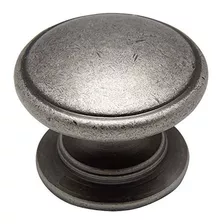 Cosme 4702wn Weathered Nickel Cabinet Hardware Round Knob 11