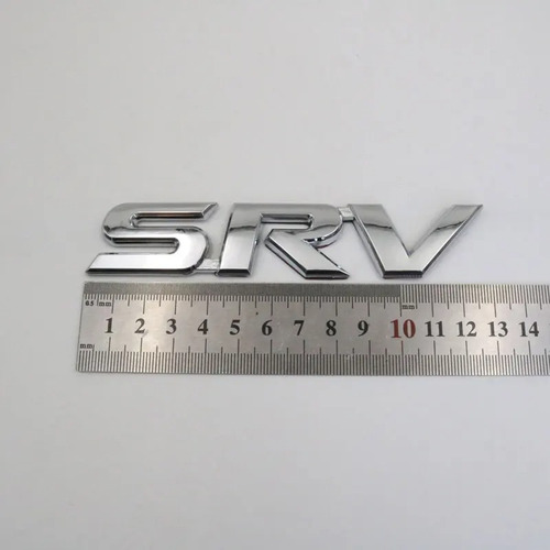 Emblema Srv Logo Pick Up Toyota Hilux 2016-2023 Foto 4