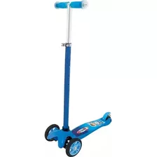 Patinete 3 Rodas Gel Freio Até 50 Kg Azul Infantil Mor