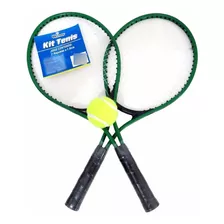 Kit Com 02 Raquete De Tenis Com 1 Bola E 1 Bolsa 