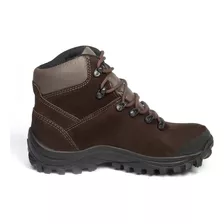 Bota Guartela Coturno Montana Impermeavel Original Marrom