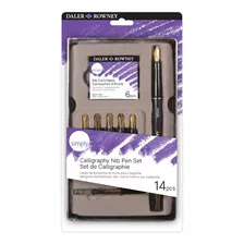 Set De Plumas 14pcs Daler Rowney