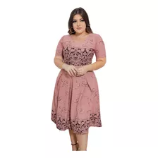 Vestido Evangélico Midi Moda Elegante Para Mulheres De Fé